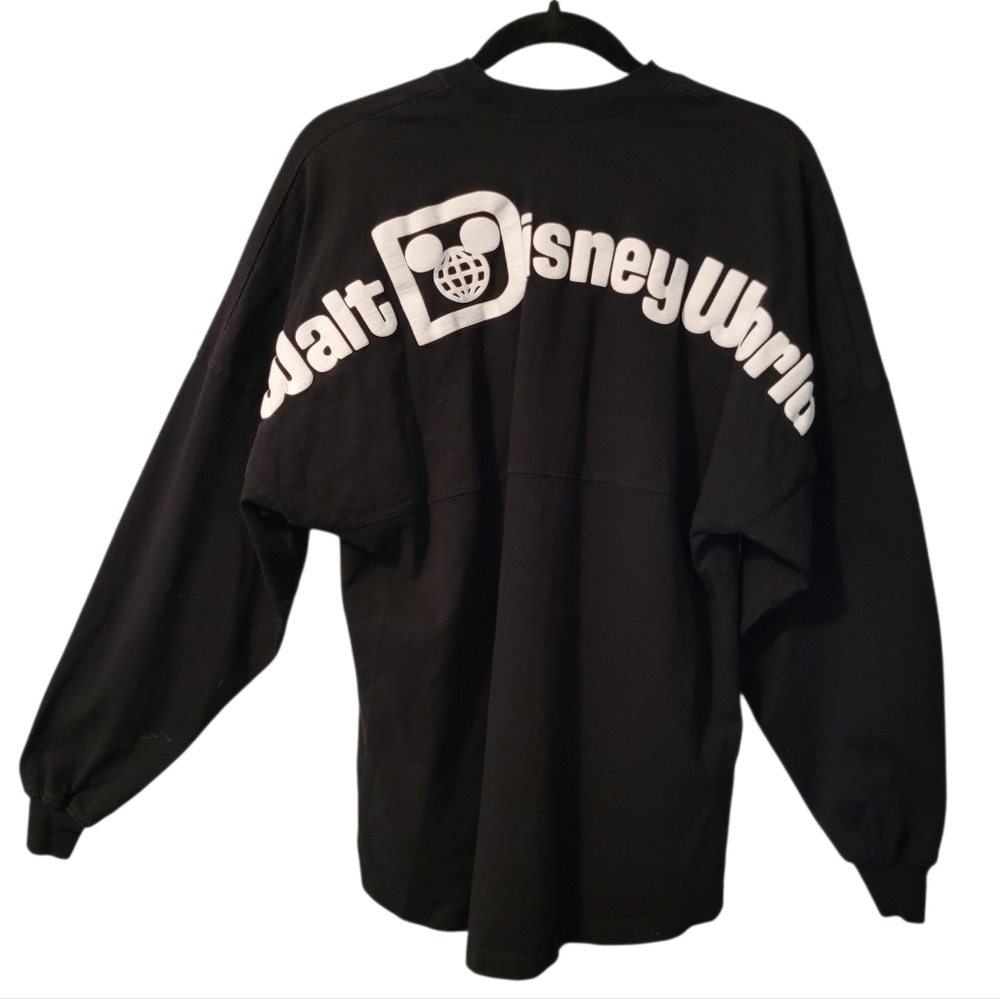 Disney Spirit Jersey Black White Unisex Small Walt Disney Theme Park Cotton